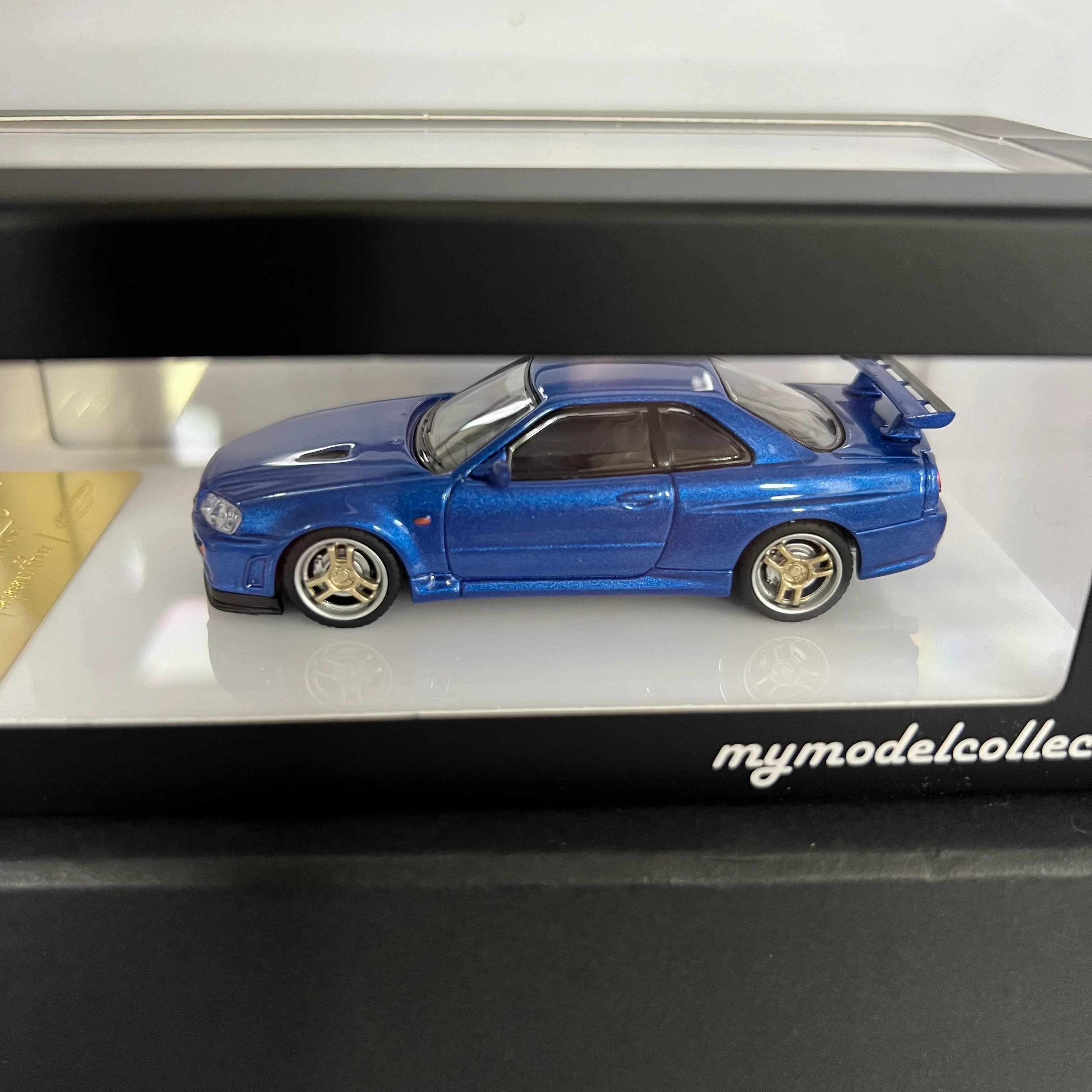 My Model Collect Nissan Skyline R34 GTR Bayside Blue - Image 2