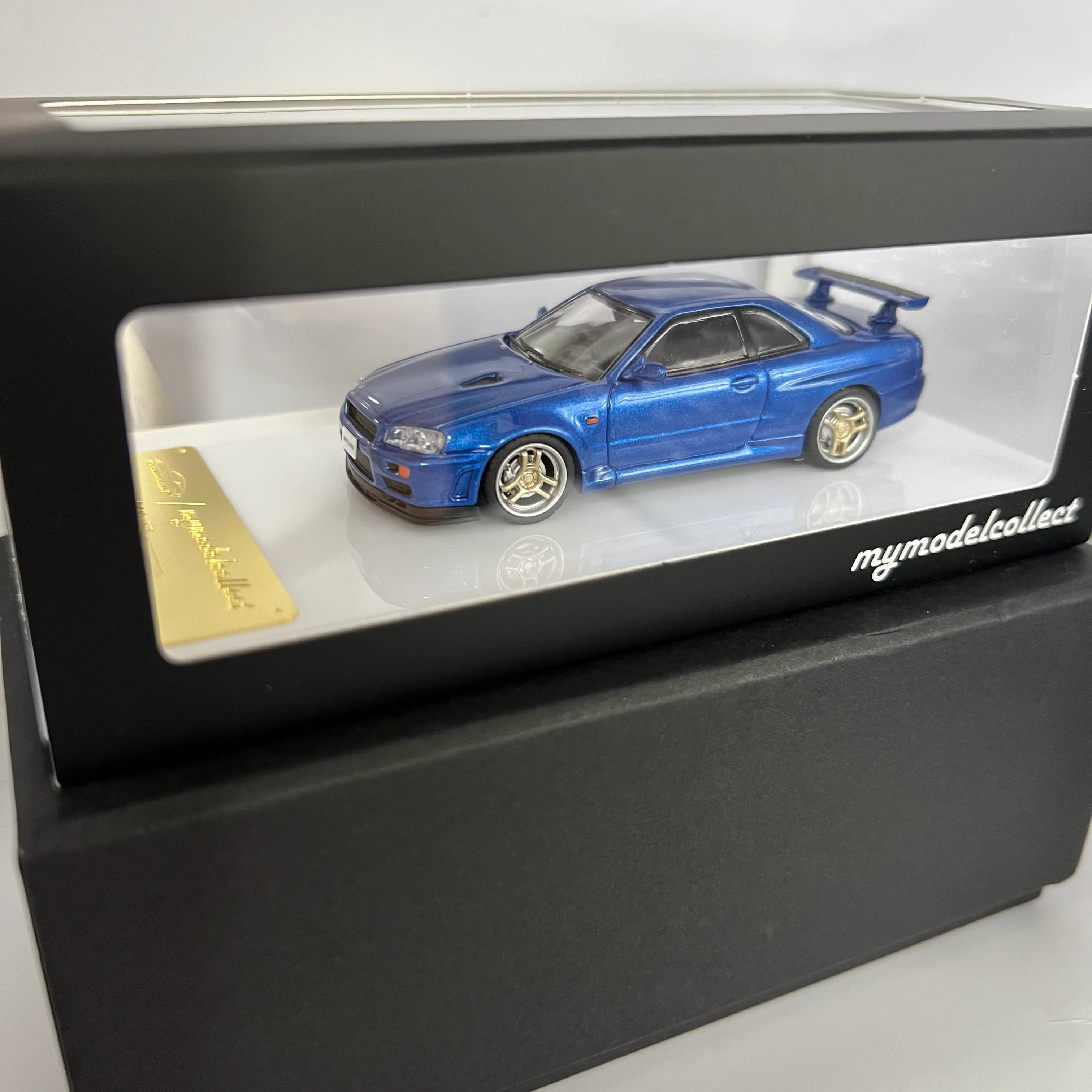 My Model Collect Nissan Skyline R34 GTR Bayside Blue - Image 3