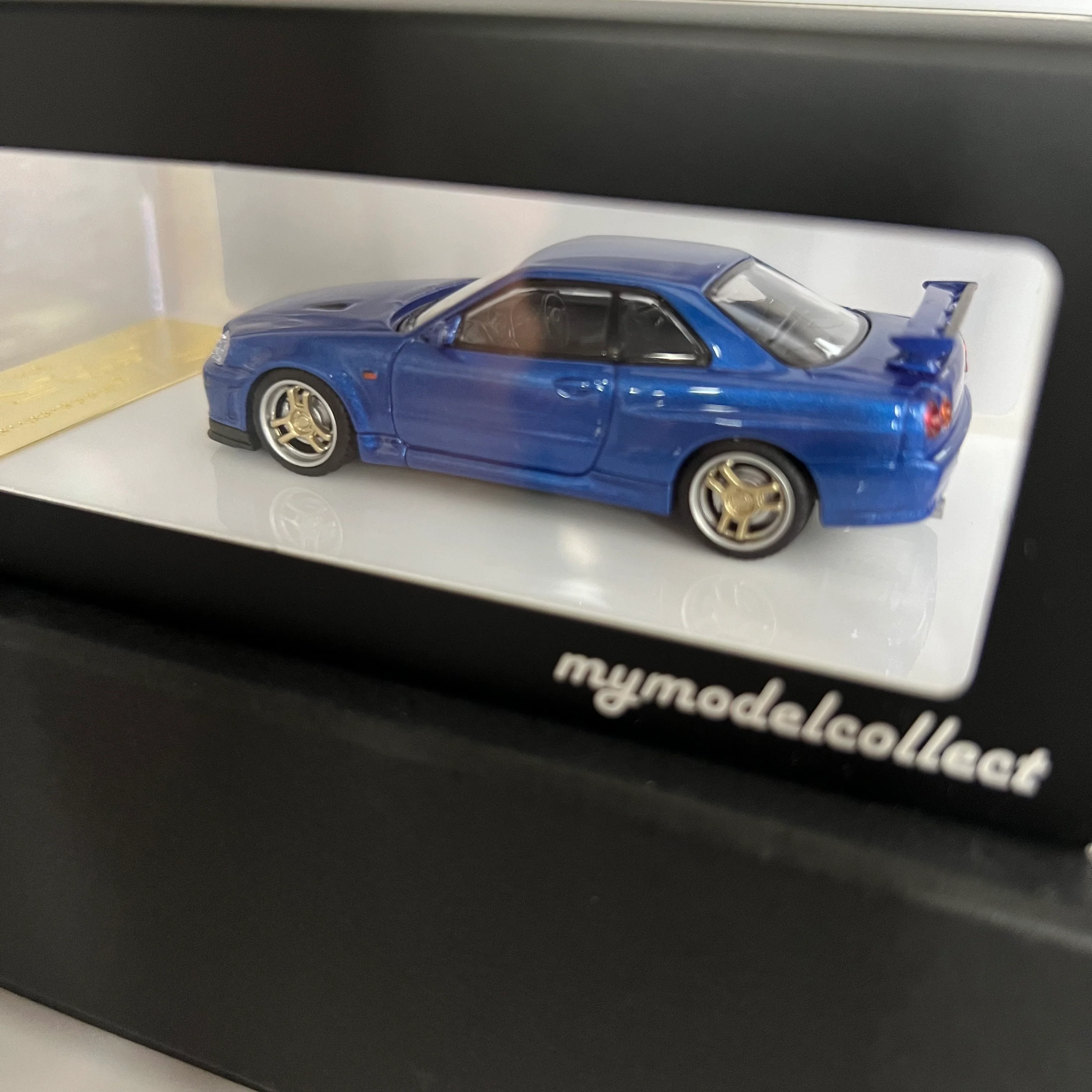 My Model Collect Nissan Skyline R34 GTR Bayside Blue - Image 4