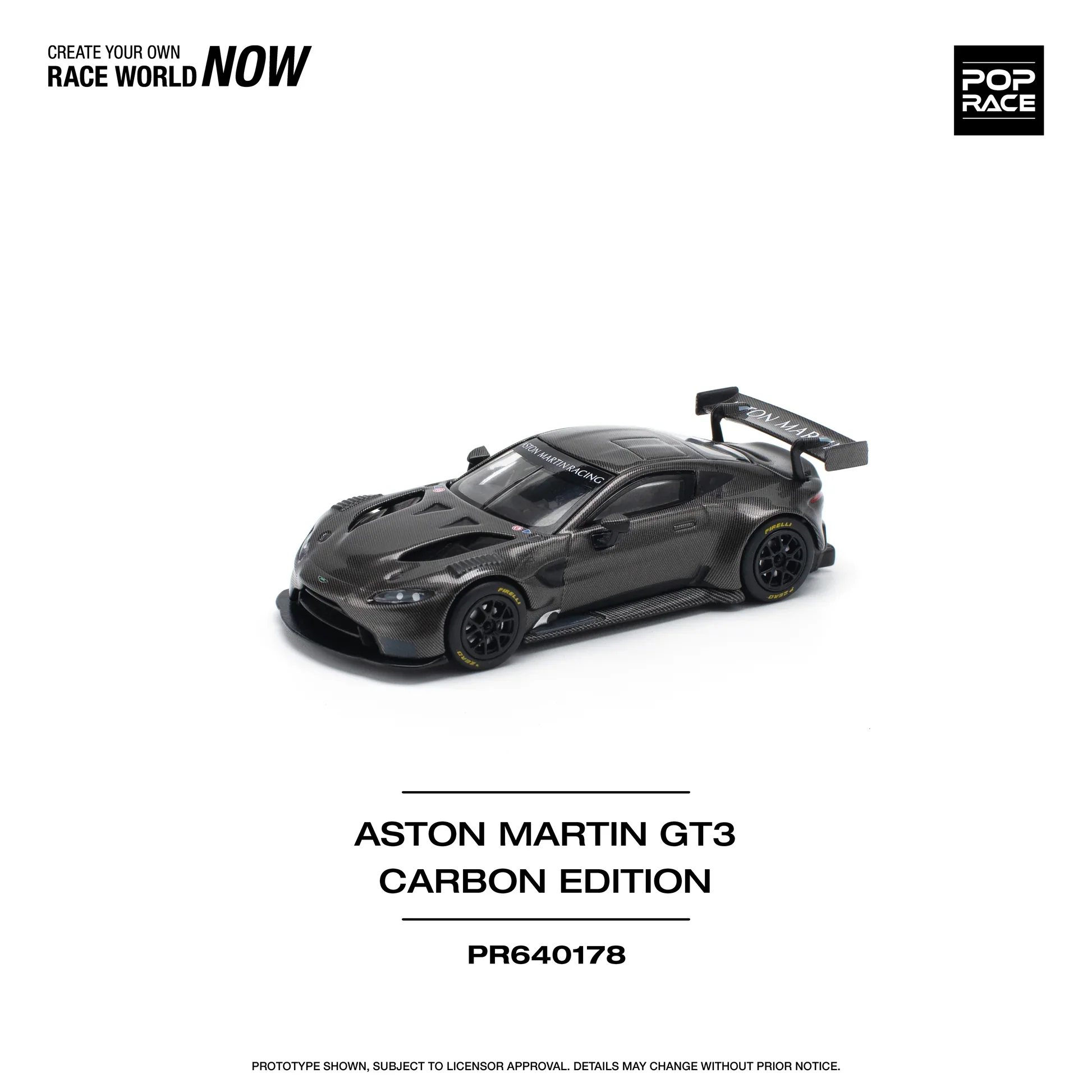 Pop Race Aston Martin GT3 Carbon Edition