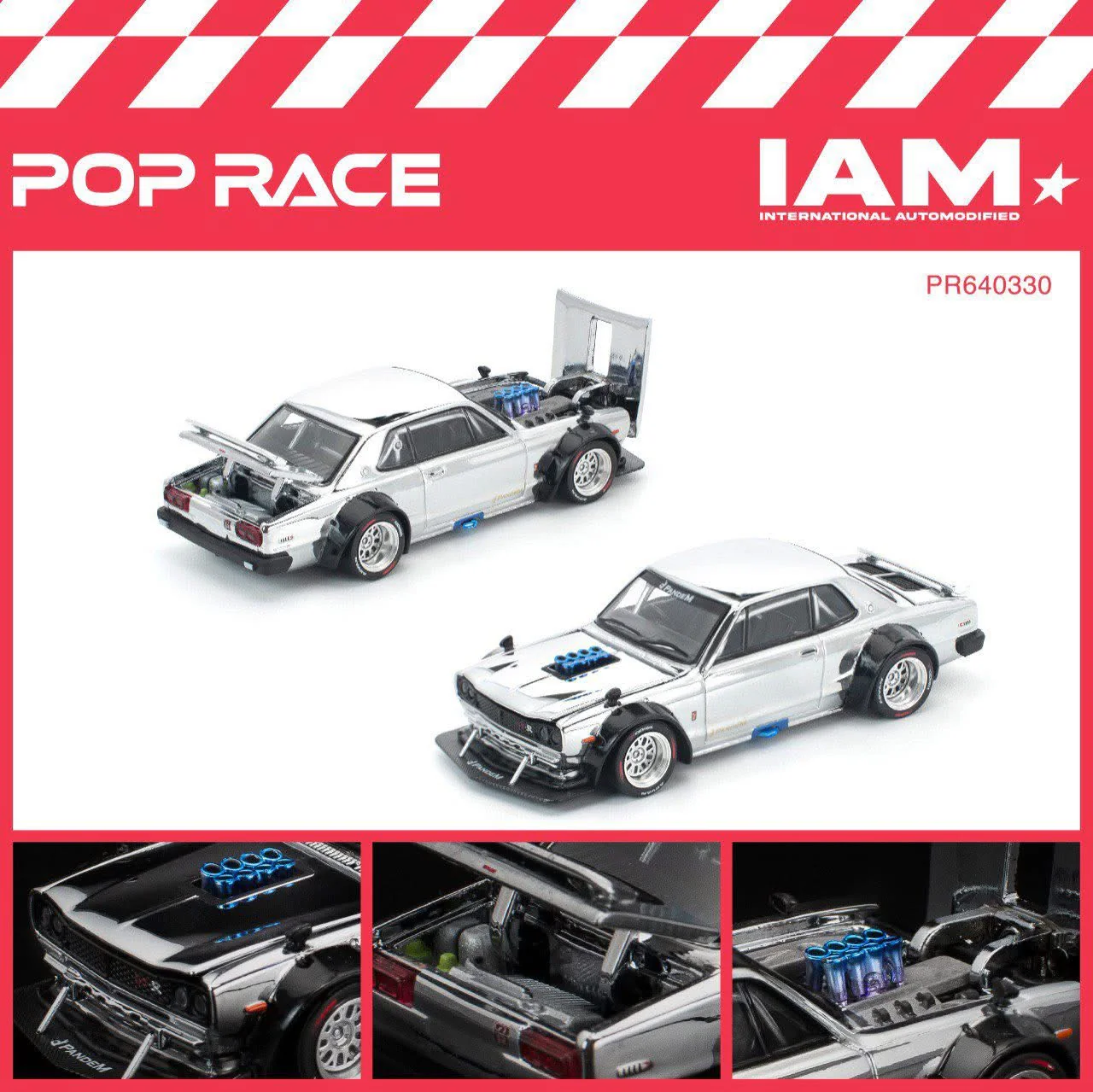 Pop Race IAM Event Exclusive Nissan Skyline GTR V8 Drift Hakosuka