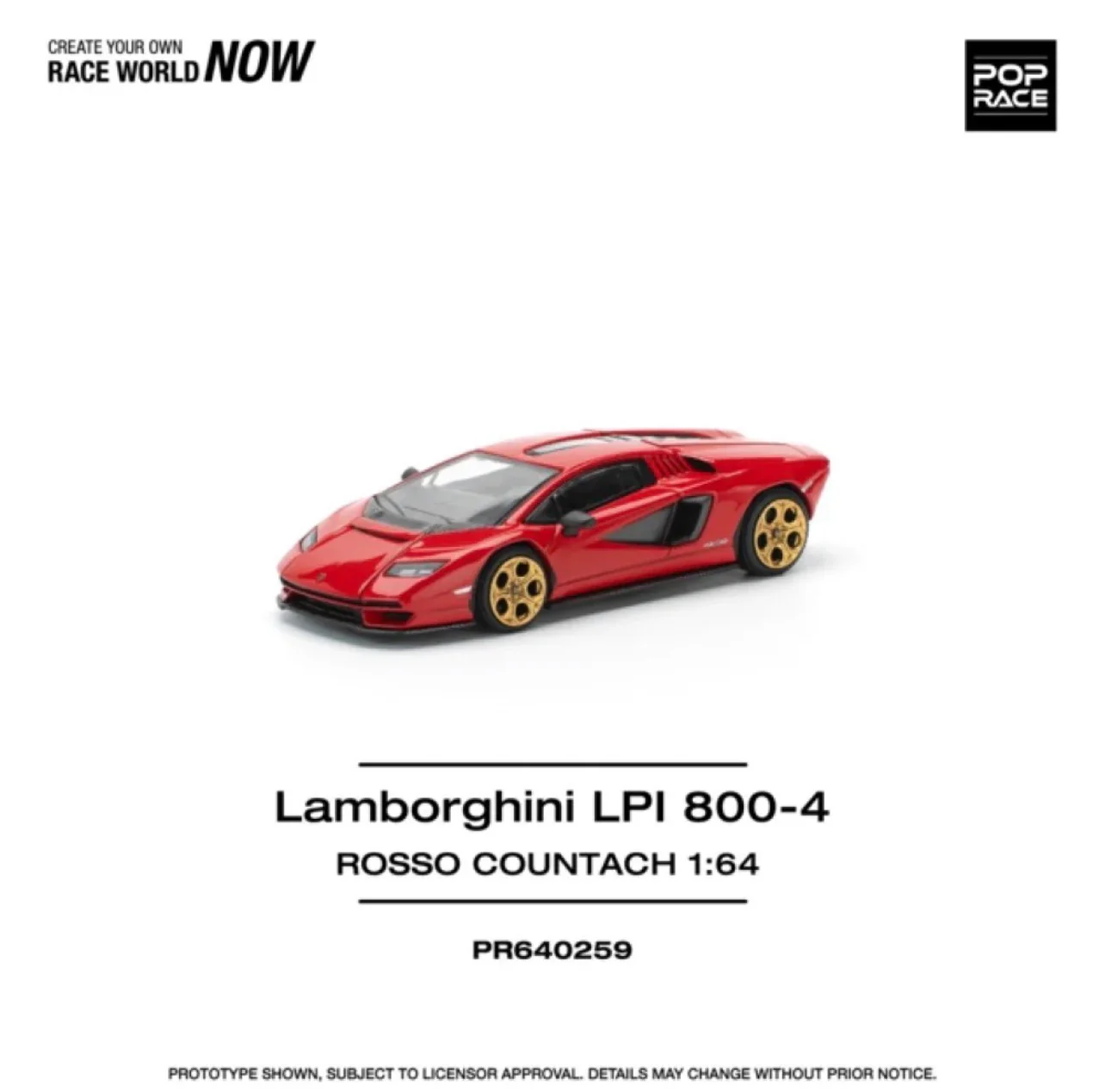 Pop Race Lamborghini Countach LPI 800-4