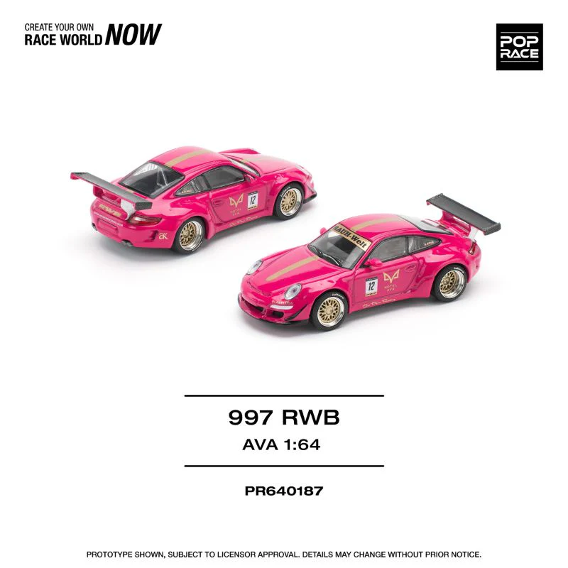 Pop Race Porsche 997 RWB Pink