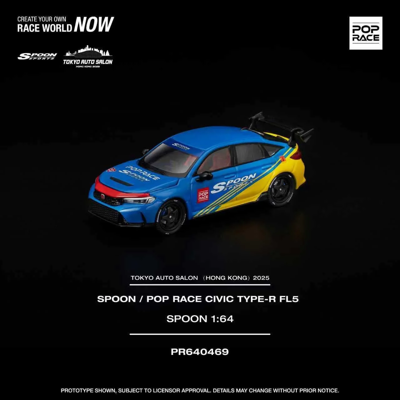 Pop Race Tokyo Auto Salon Exclusive Spoon Honda Civic Type R FL5