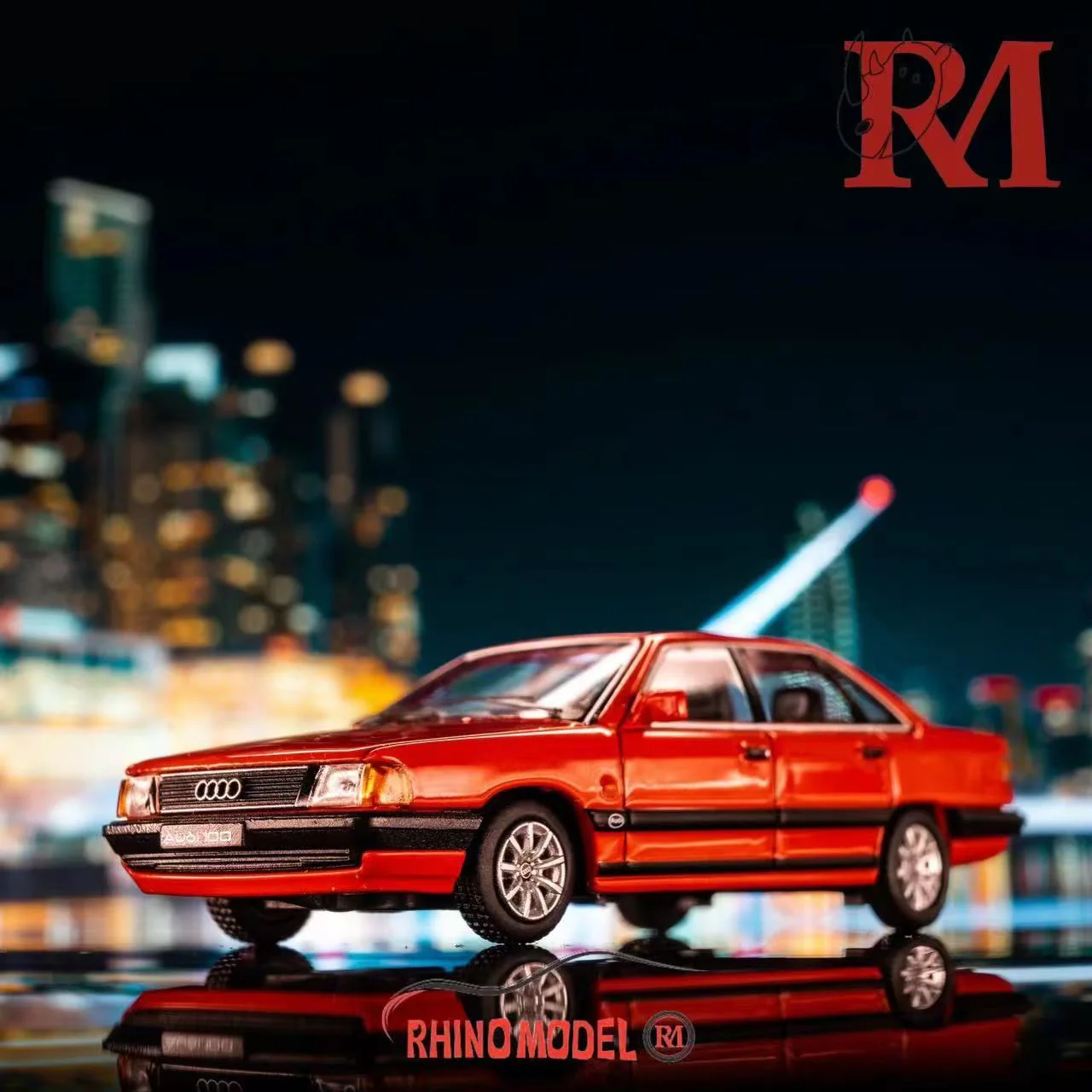 Rhino Model Audi 100 Ice Blue - Image 2