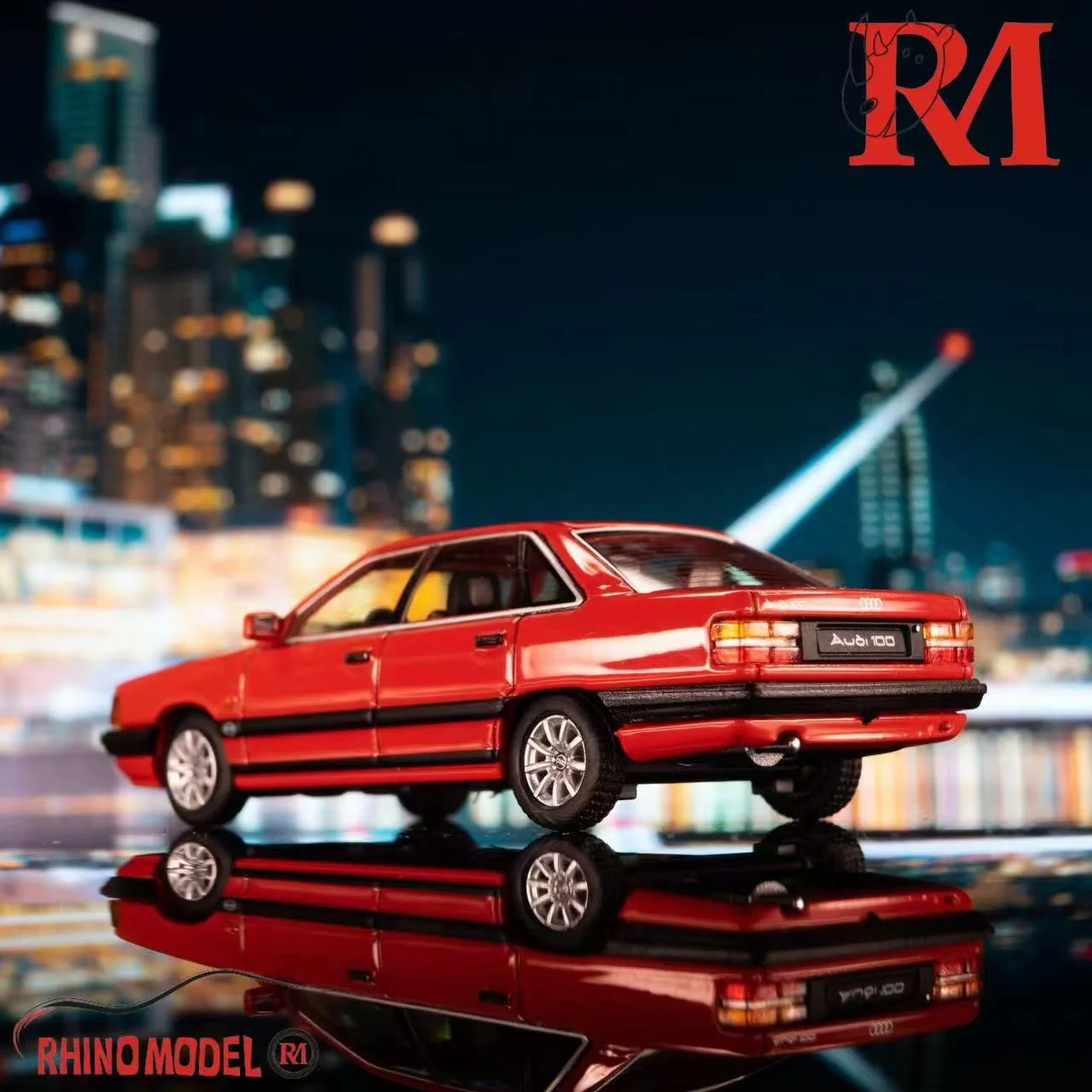 Rhino Model Audi 100 Red - Image 2