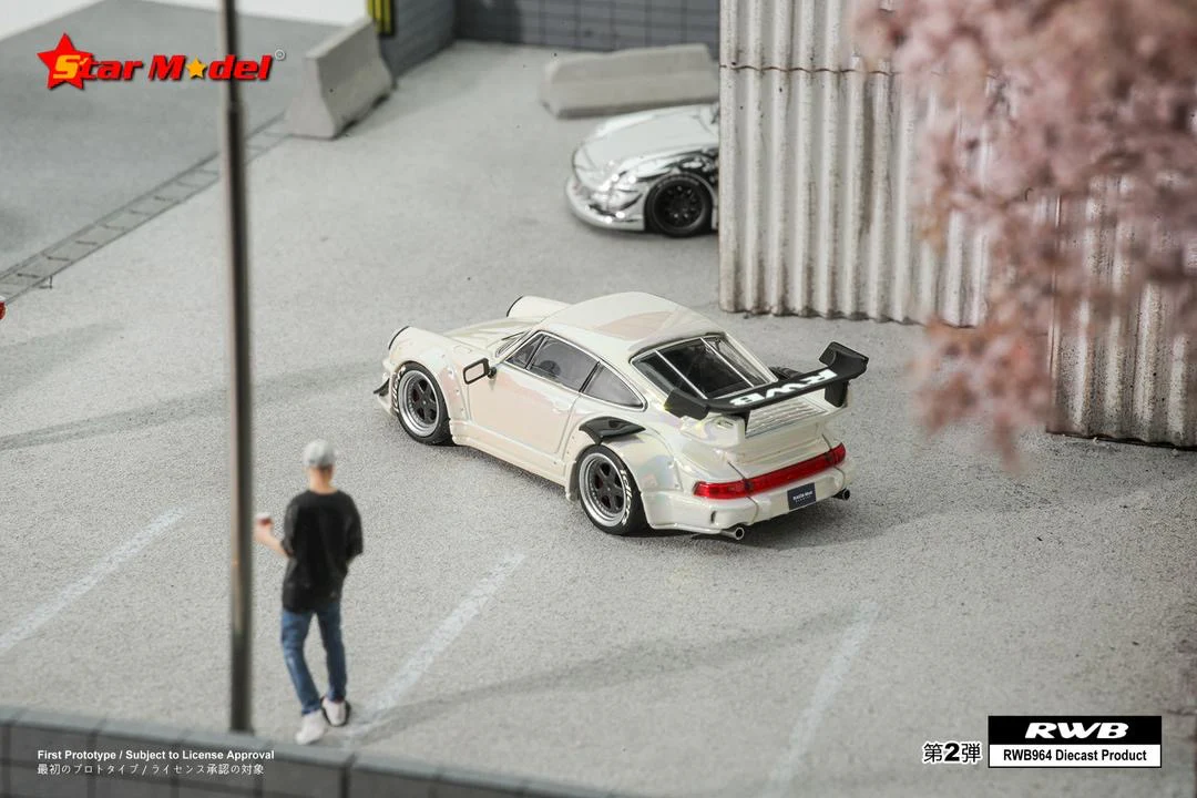 Star Model Porsche 993 RWB Pearl White - Image 2