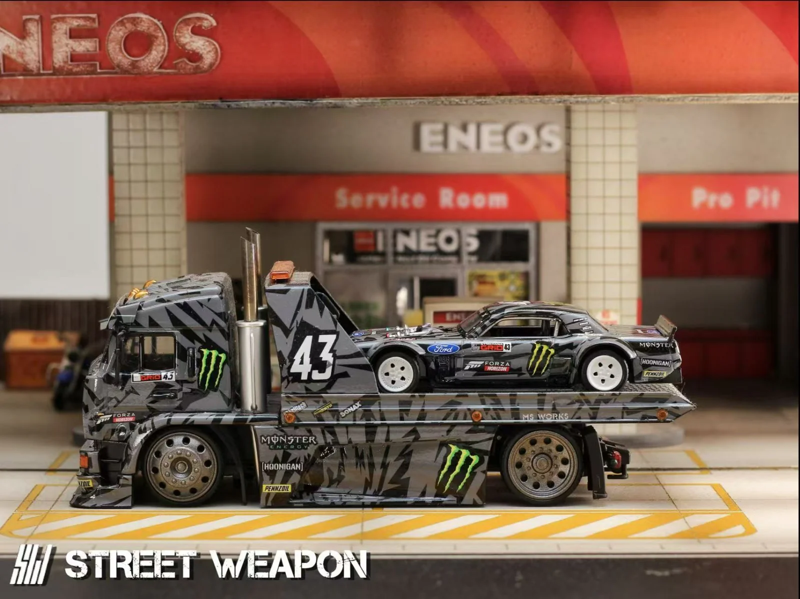 Street Warrior Ken Block Kamaz Flatbed Truck - Image 4