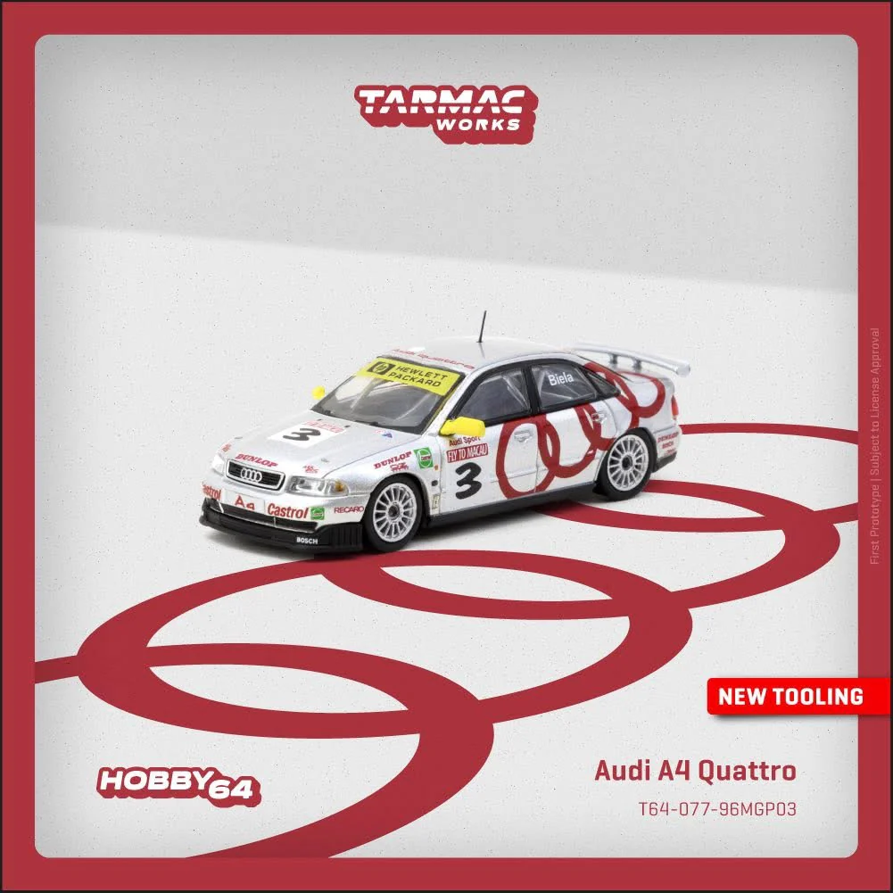 Tarmac Works Audi A4 Quattro Macau Guia Race 1996 Winner