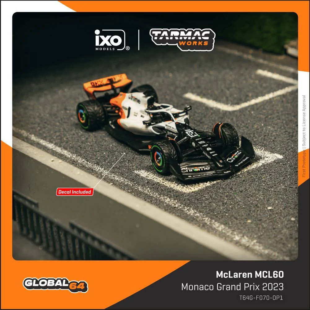 Tarmac Works McLaren MCL60 Oscar Piastrin Monaco 2023
