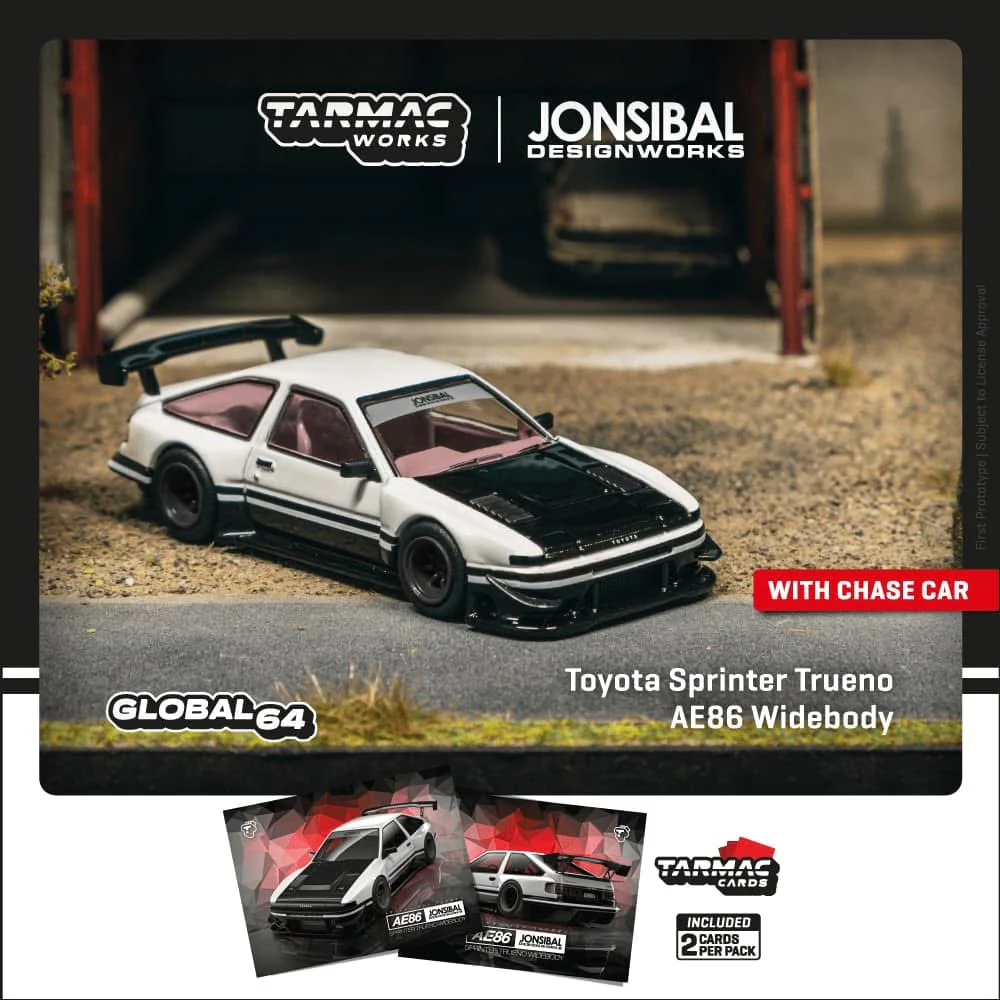 Tarmac Works Toyota Sprinter Trueno AE86 Widebody