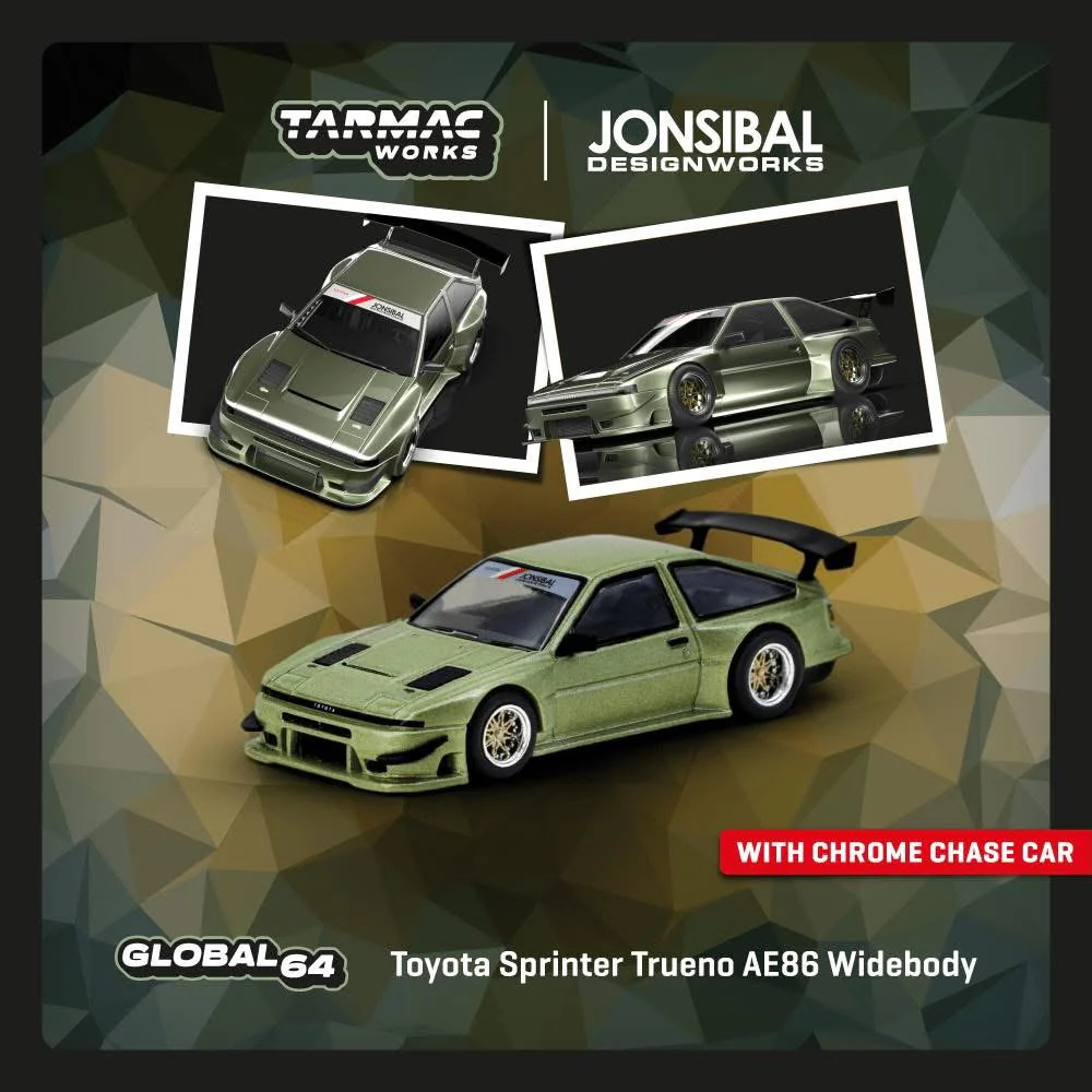 Tarmac Works Toyota Sprinter Trueno AE86 Widebody
