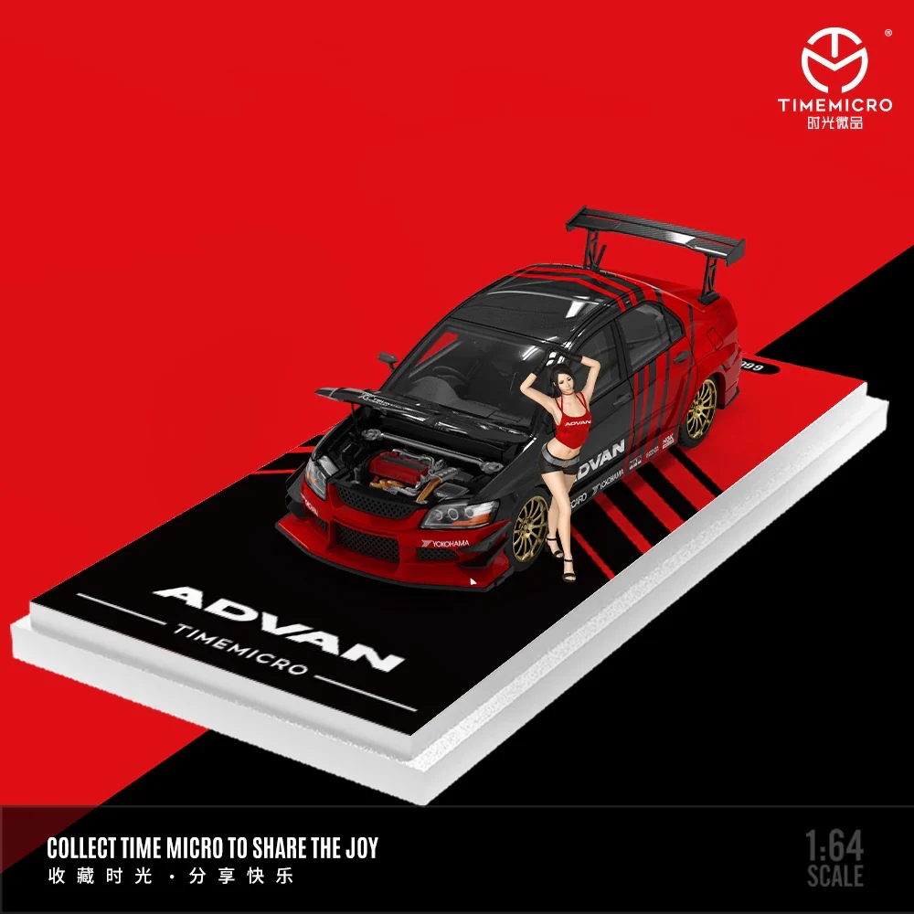 Time Micro Advan Mitsubishi Lancer Evolution 9 With Figure