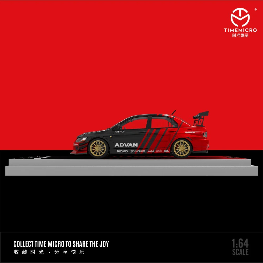 Time Micro Advan Mitsubishi Lancer Evolution 9 With Figure - Image 3