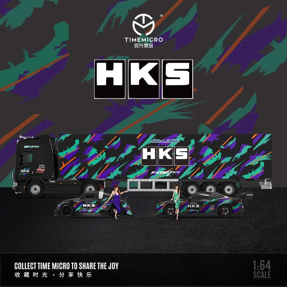 Time Micro HKS Full Set Scania Truck & BMW M4 & VW Beetle - Image 2
