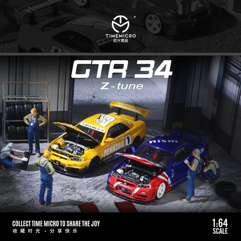 Time Micro Nissan Skyline R34 GTR Z Tune Pennzoil - Image 2