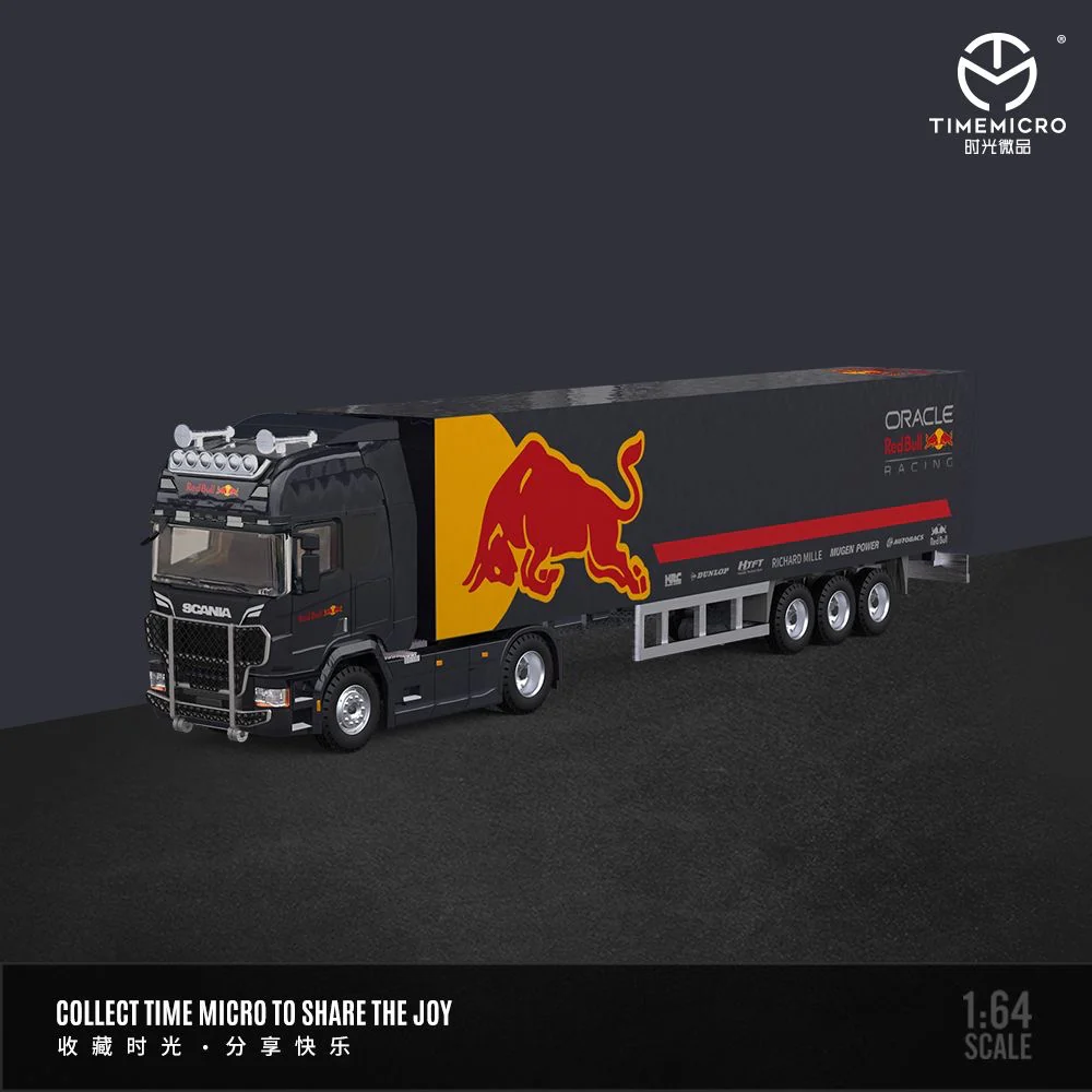 Time Micro Red Bull Scania Truck & Trailer