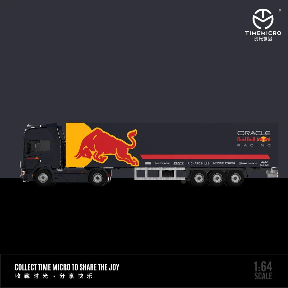 Time Micro Red Bull Scania Truck & Trailer - Image 2
