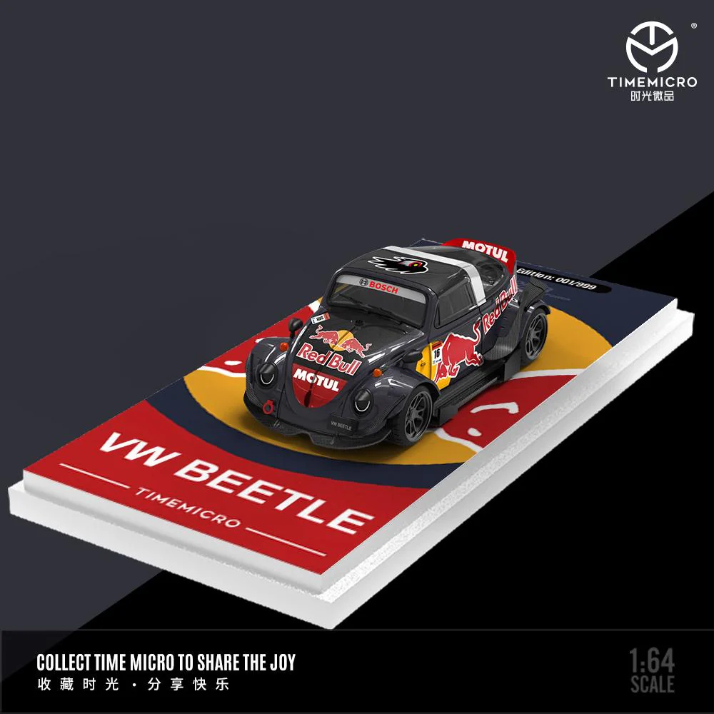 Time Micro Red Bull Set Scania Truck, Subaru WRX STI & VW Beetle - Image 6