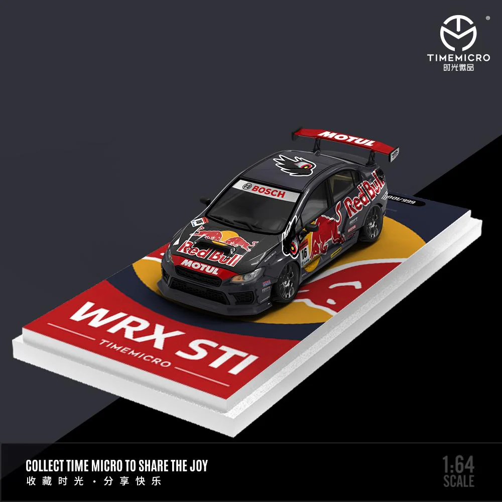 Time Micro Red Bull Set Scania Truck, Subaru WRX STI & VW Beetle - Image 8