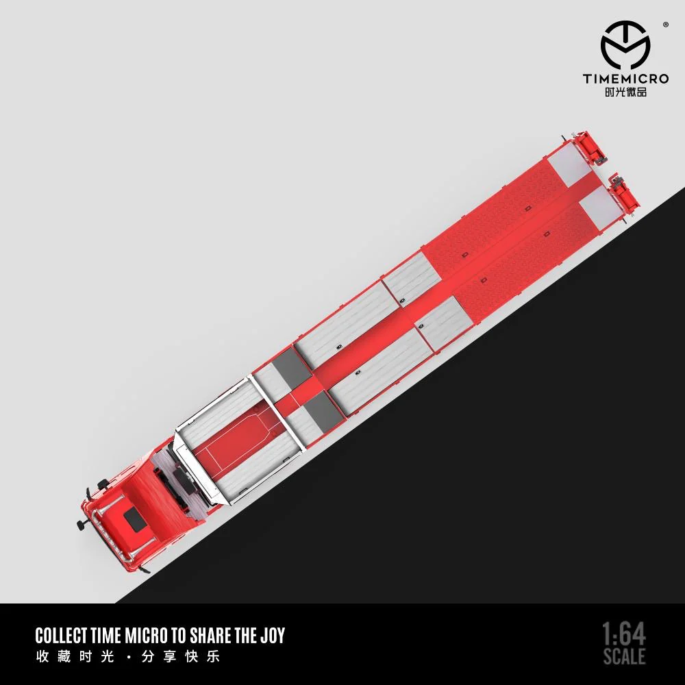 Time Micro Scania Truck & Flatbed Trailer Black - Image 4