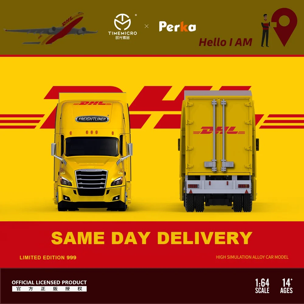 Time Micro x Perka Freightliner Truck & Trailer DHL - Image 4
