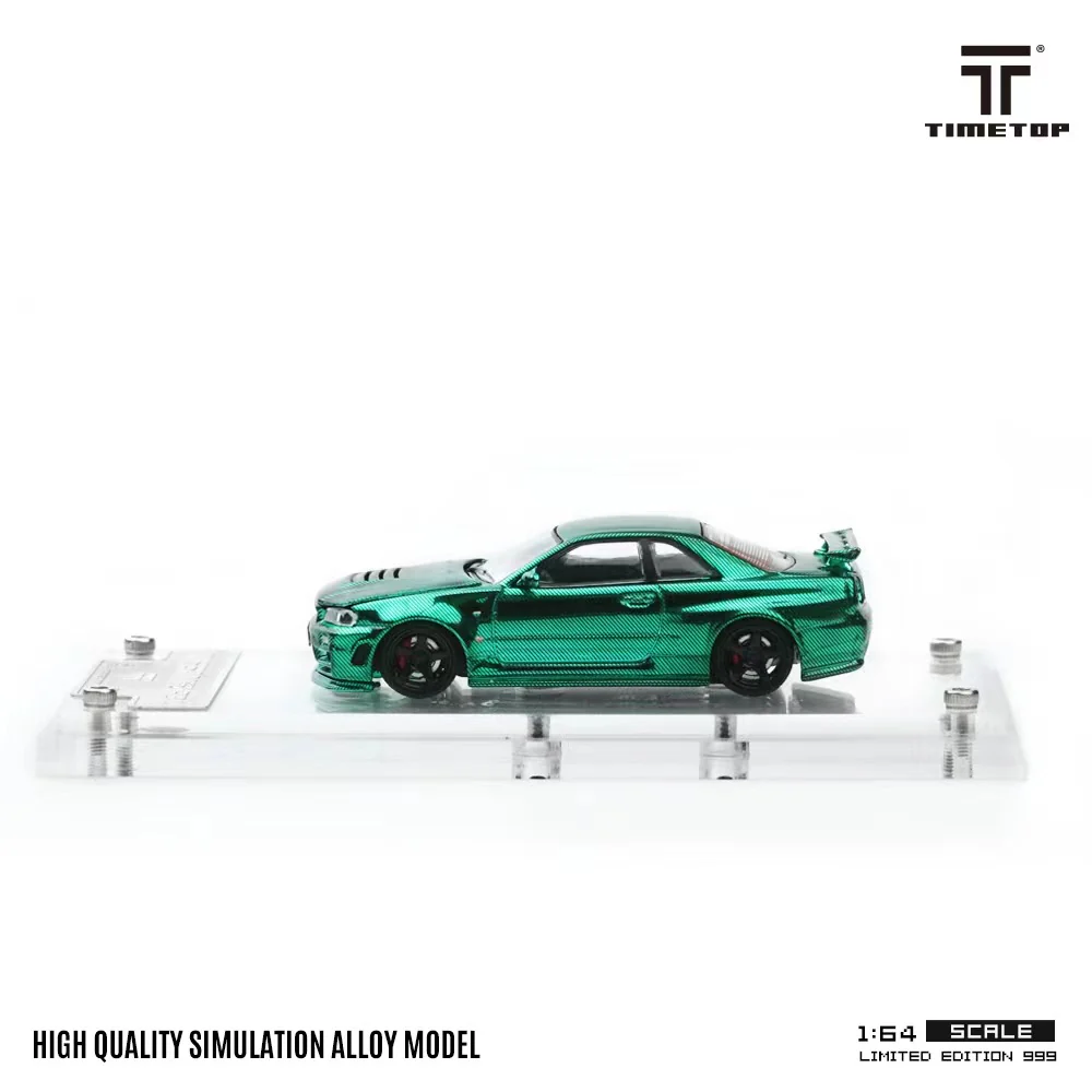 Time Top Nissan Skyline R34 GTR Green Carbon Luxury Edition - Image 5