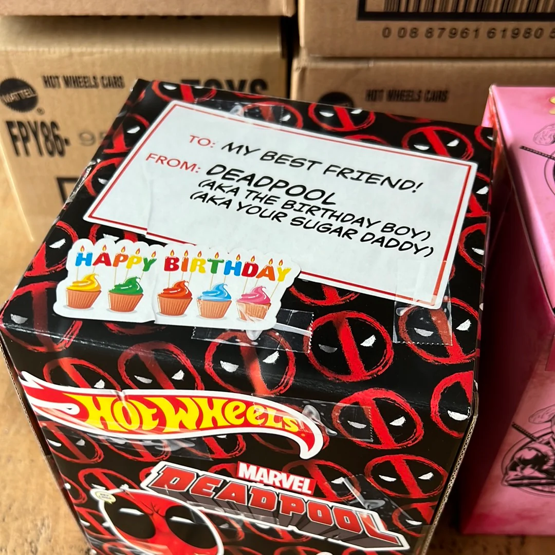Hot Wheels SDCC Deadpool & Scooter Birthday Cake - Image 6
