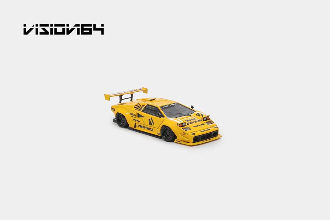 Vision64 Lamborghini Countach LB Works Yellow - Image 2